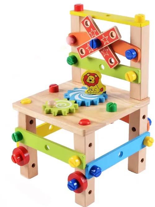 Wysokie krzesełko Montessori