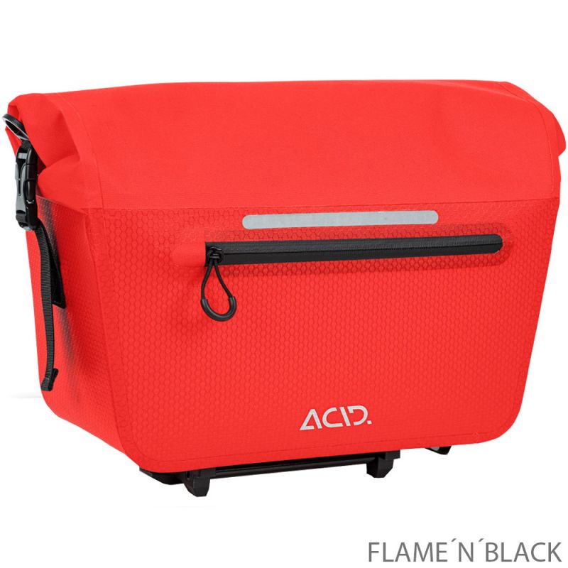 Dviračio krepšys ACID TRUNK PRO 14 RILink, ugninė raudona