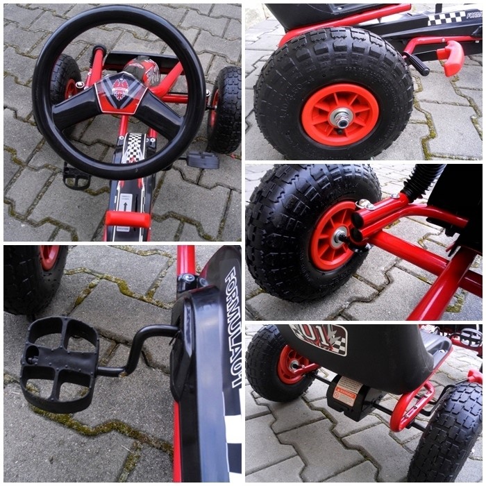 Vaikiškas kartingas R-Sport, Raudona