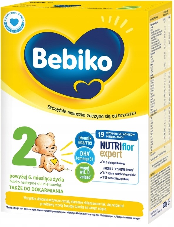 Piens Bebiko Nutriflor Expert 2, 600g