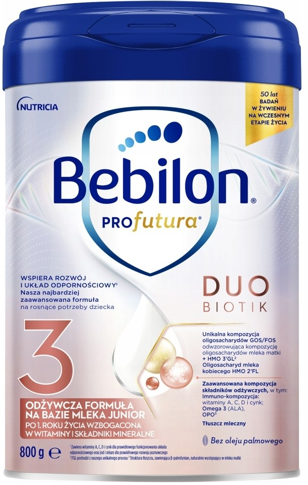Modifikuotas pienas Bebilon profutura DUO BIOTIK 3, 800 g