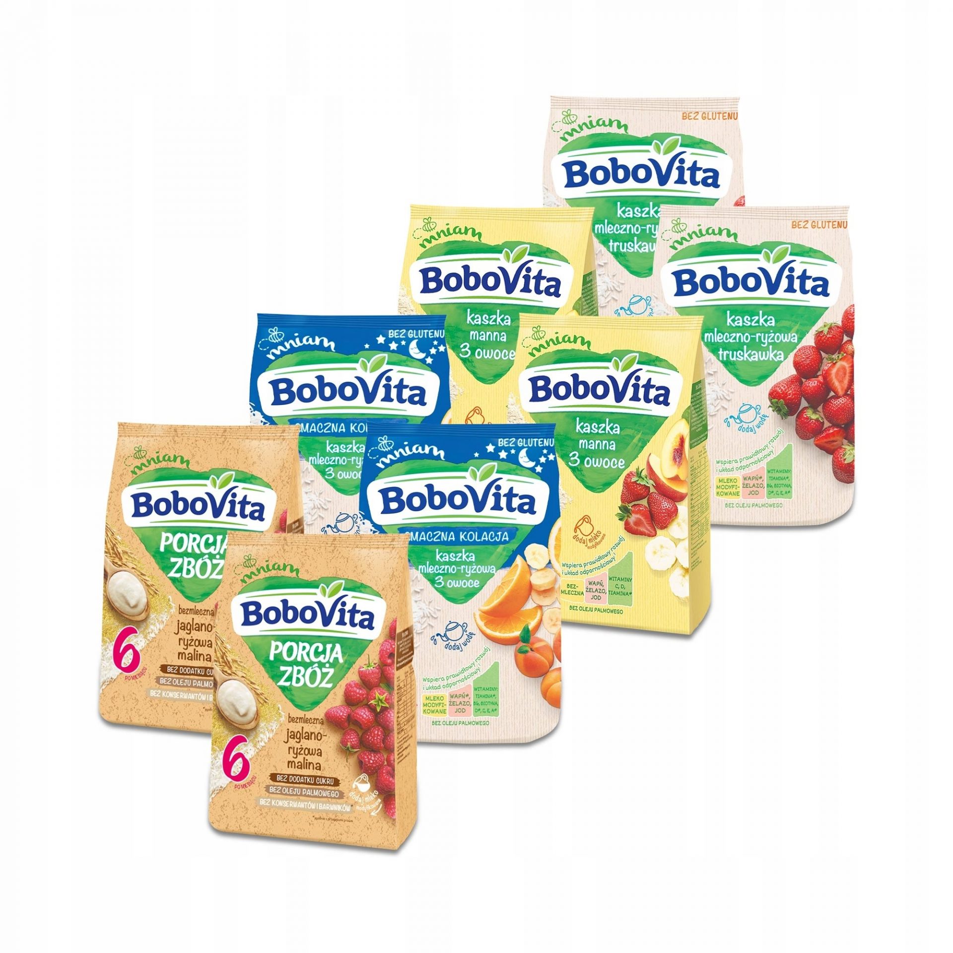 BoboVita putru komplekts no 6 mēnešiem 8gab