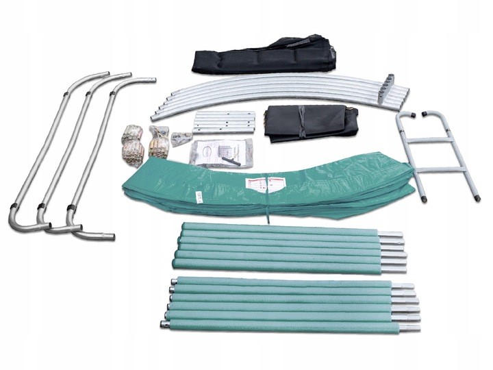 Batutas FIT-NET, 435cm, Žalias