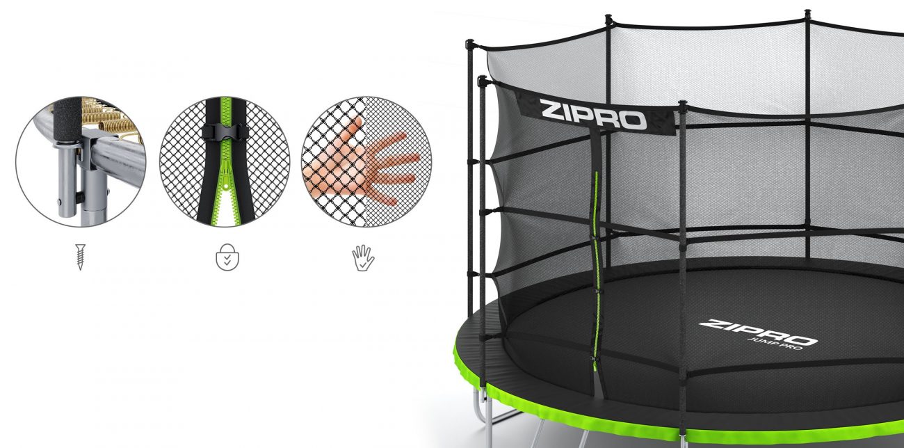 Batutas Zipro, 312 cm, Žalias