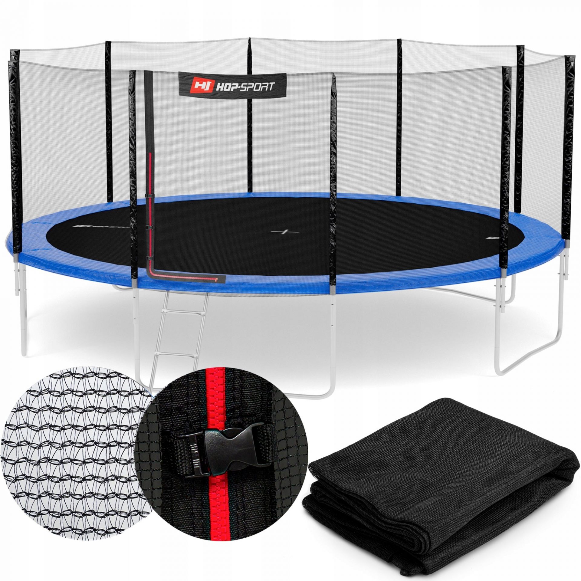 Apsauginis tinklas batutui „Hop-Sport, 427 cm
